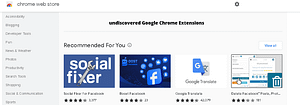 undiscovered Google Chrome Extensions