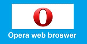 Opera web browser