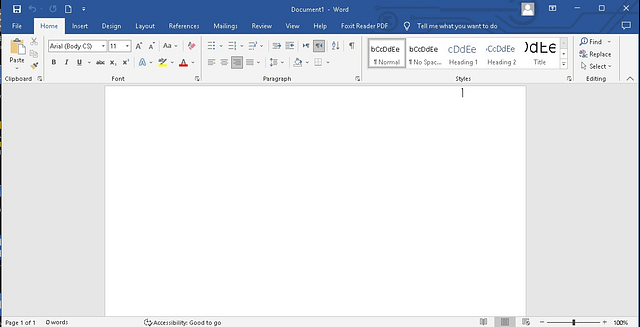 microsoft word