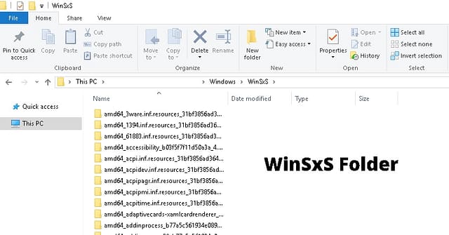 WinSxS Folder