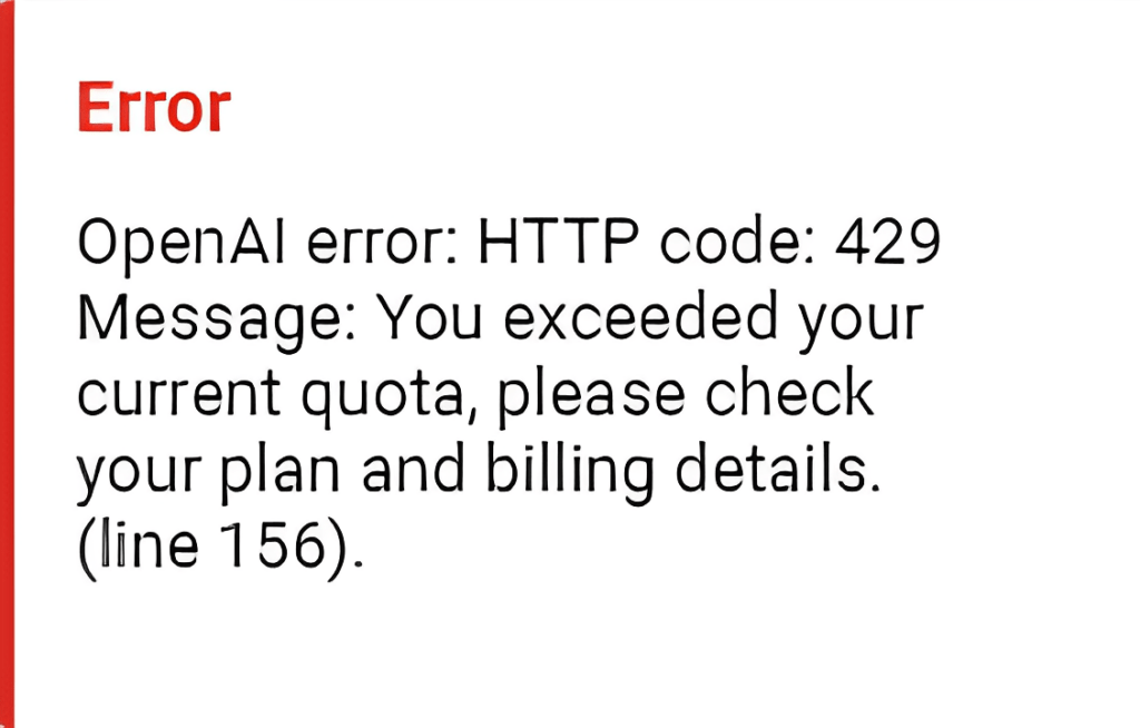 How to Fix ChatGPT Error Code 429 ? Simple steps Finddee